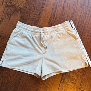 Juicy Couture Cream Athletic Shorts